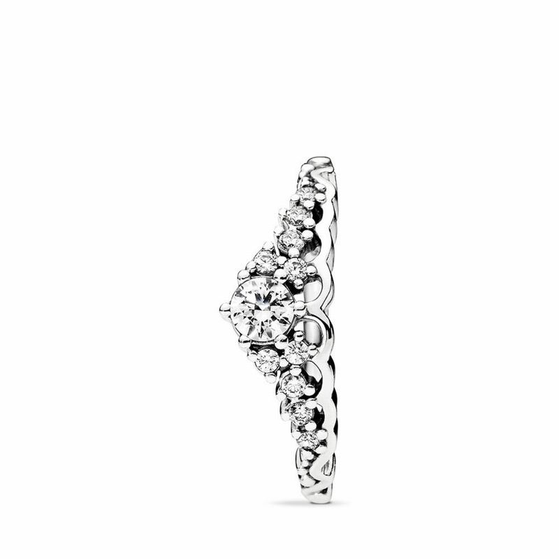 Pandora Fairytale Tiara Stackable Ring Silver Egypt DC5182497